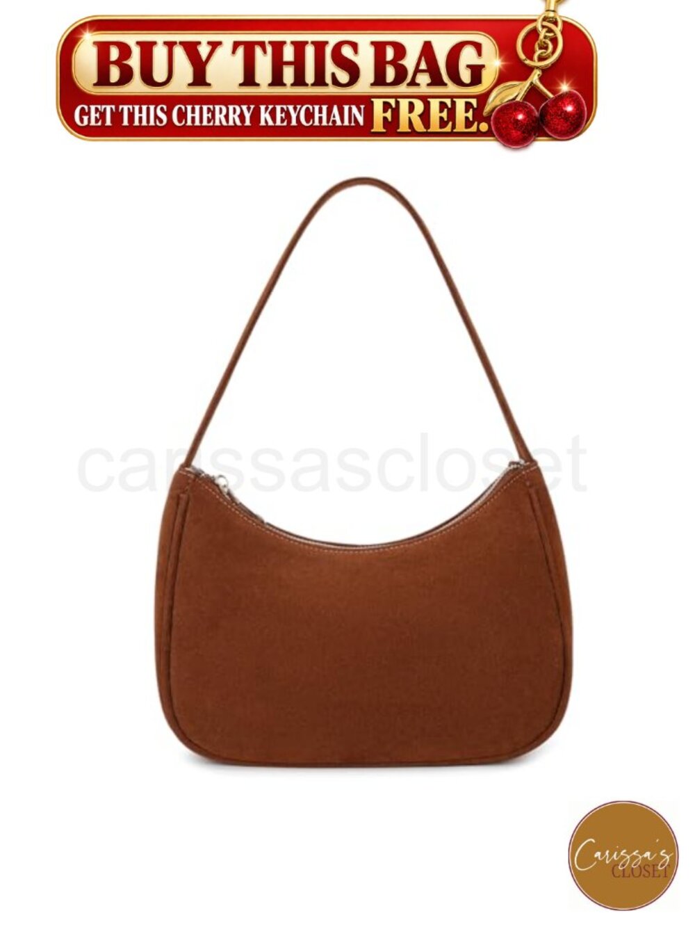 ✨ Cute Hobo Tote Handbag Mini Clutch Purse with Zipper Closure for Women